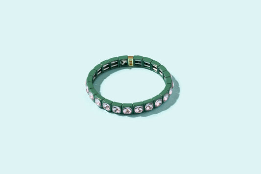 Zoe Bracelet - Green/Pink