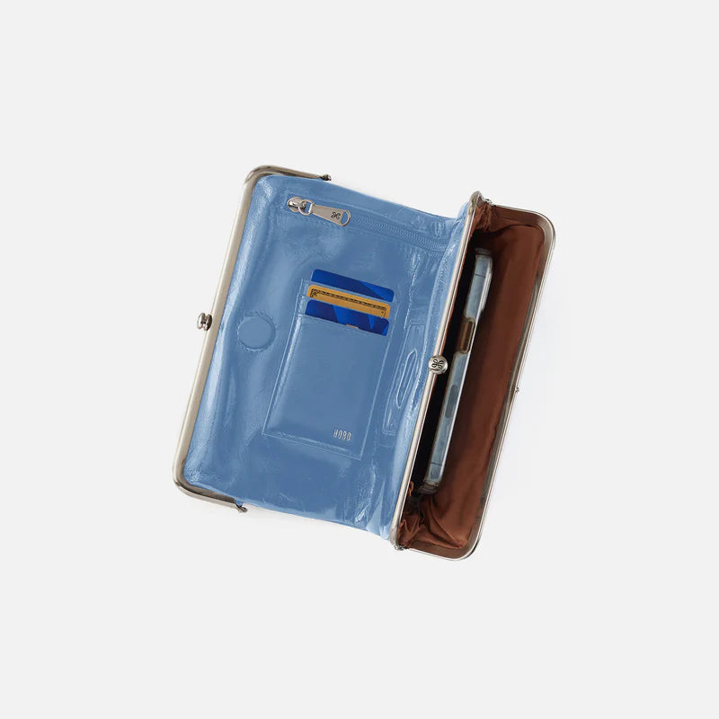 Hobo Lauren Wallet - Faded Denim