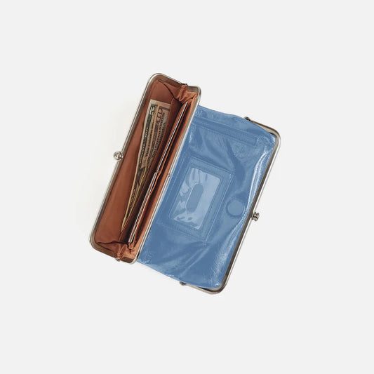 Hobo Lauren Wallet - Faded Denim