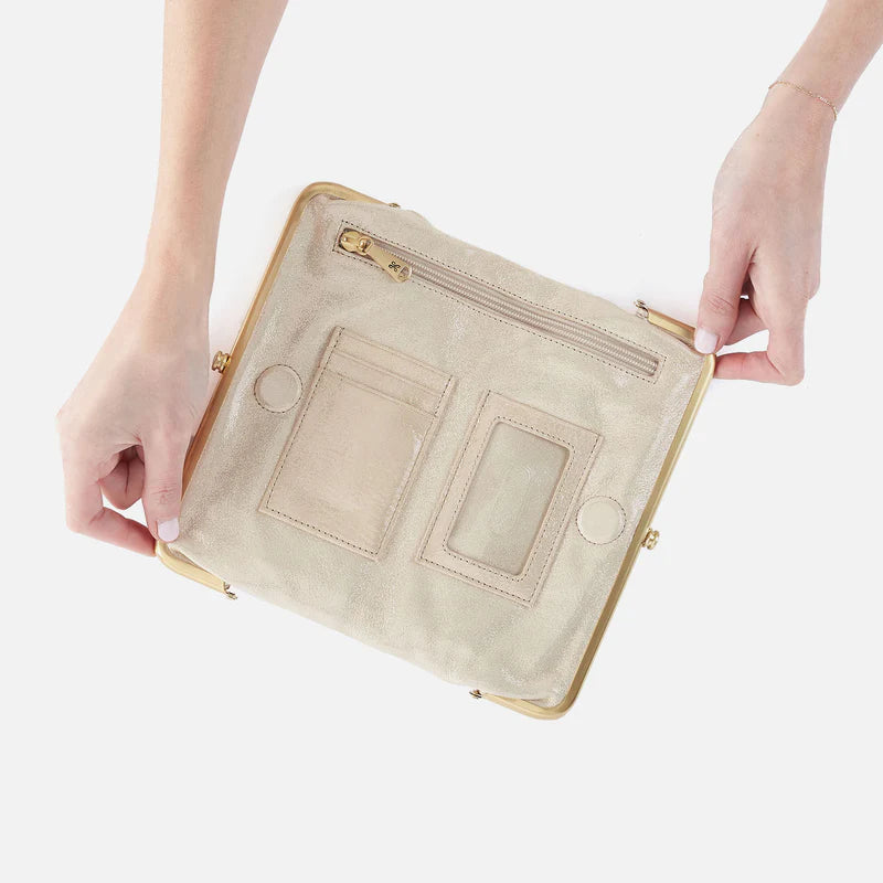 Hobo Lauren Wallet - Sand Shimmer