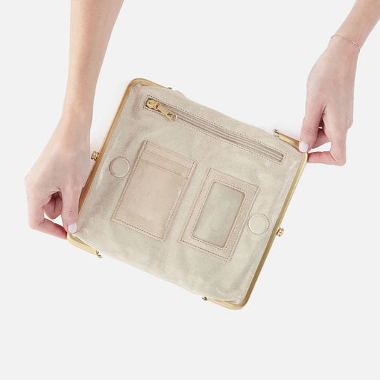 Hobo Lauren Wallet - Sand Shimmer