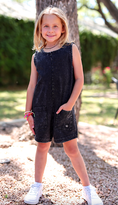Load image into Gallery viewer, Tailgate Romper - Midnight
