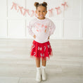 Load image into Gallery viewer, Candy Cane Coquette Sequin Christmas Tutu

