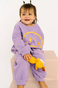 Load image into Gallery viewer, Violet Happy Sweatsuit
