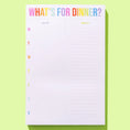 Load image into Gallery viewer, What's For Dinner Notepad
