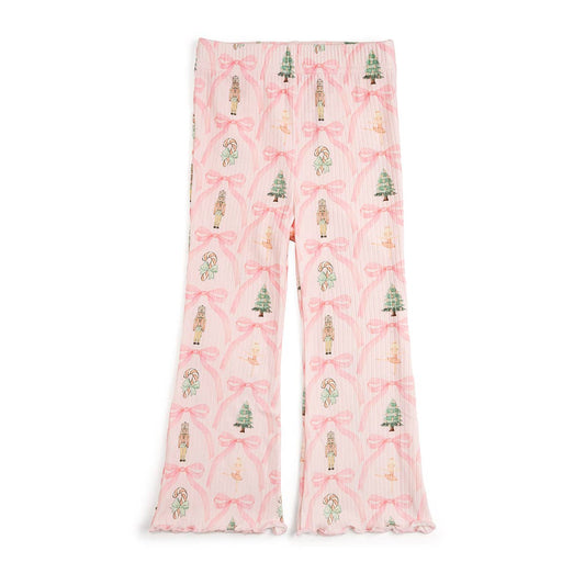Nutcracker Trellis Christmas Flare Legging