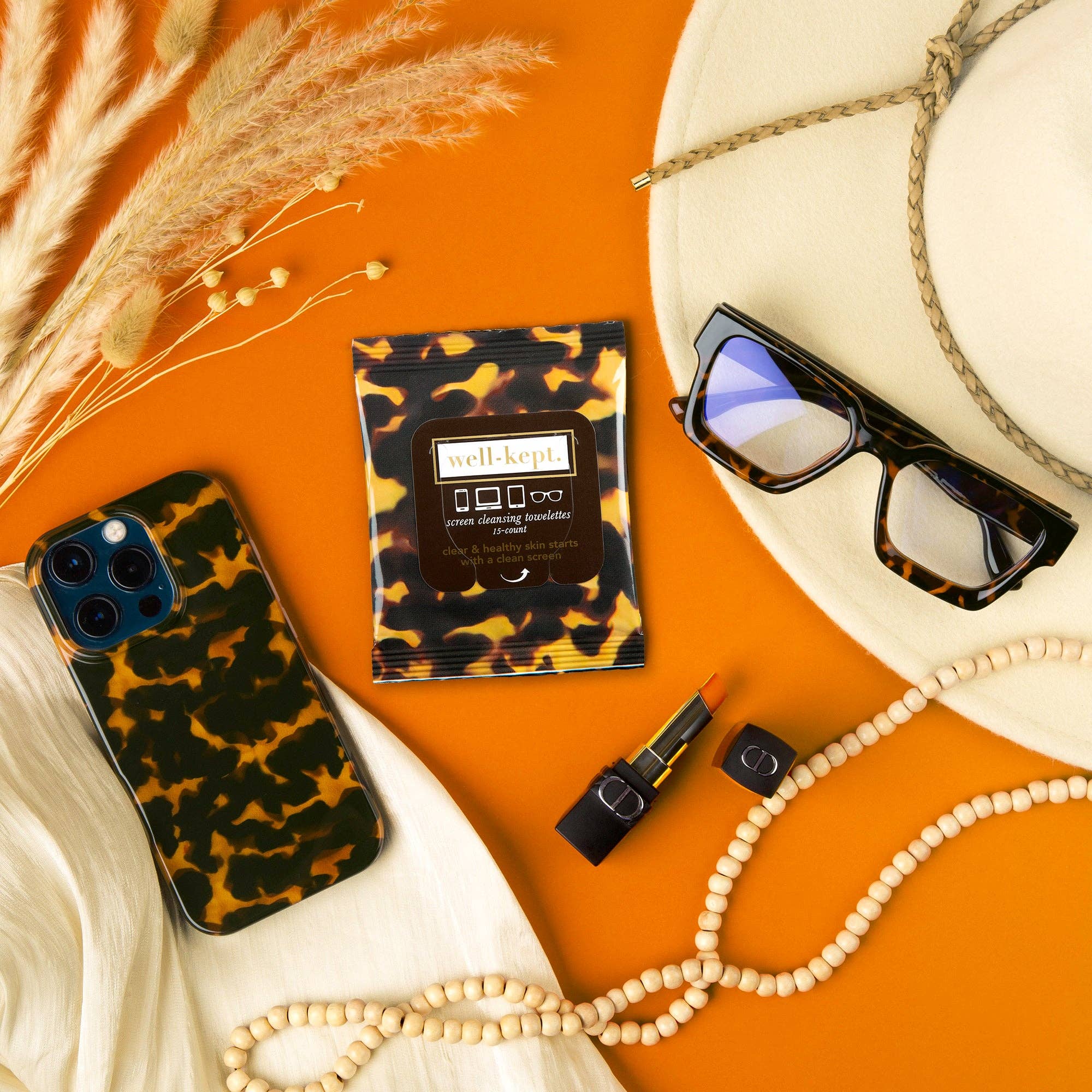 Tortoise Screen + Lens Wipes