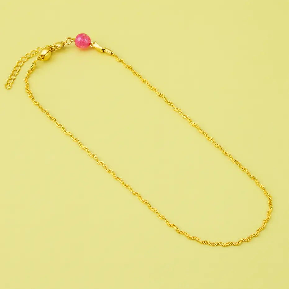 Winnie Wavy Chain Necklace