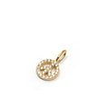 Load image into Gallery viewer, Peace and Love Charm: Gold
