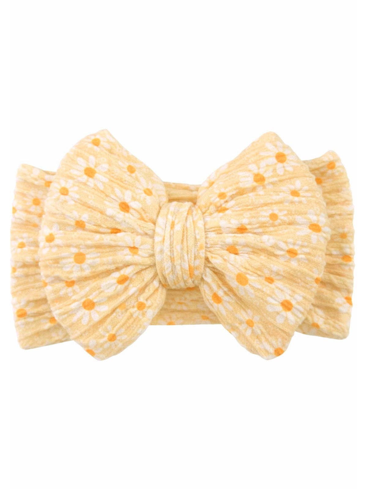 Luxe Stretch Bow - Buttercup Bloom