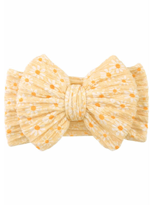Luxe Stretch Bow - Buttercup Bloom