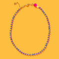 Load image into Gallery viewer, Camille Blue + Multi-Colored Necklace
