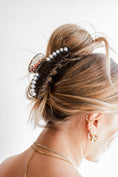 Load image into Gallery viewer, Leopard + Pearl Claw Clip
