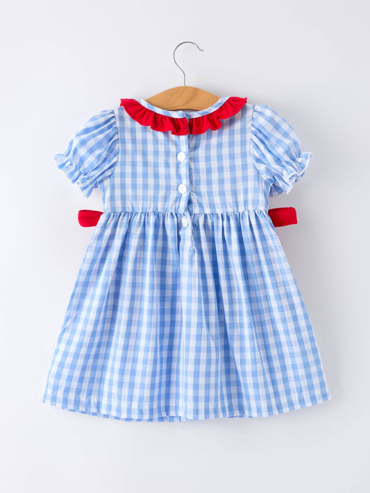 Red, White and Bows Dress