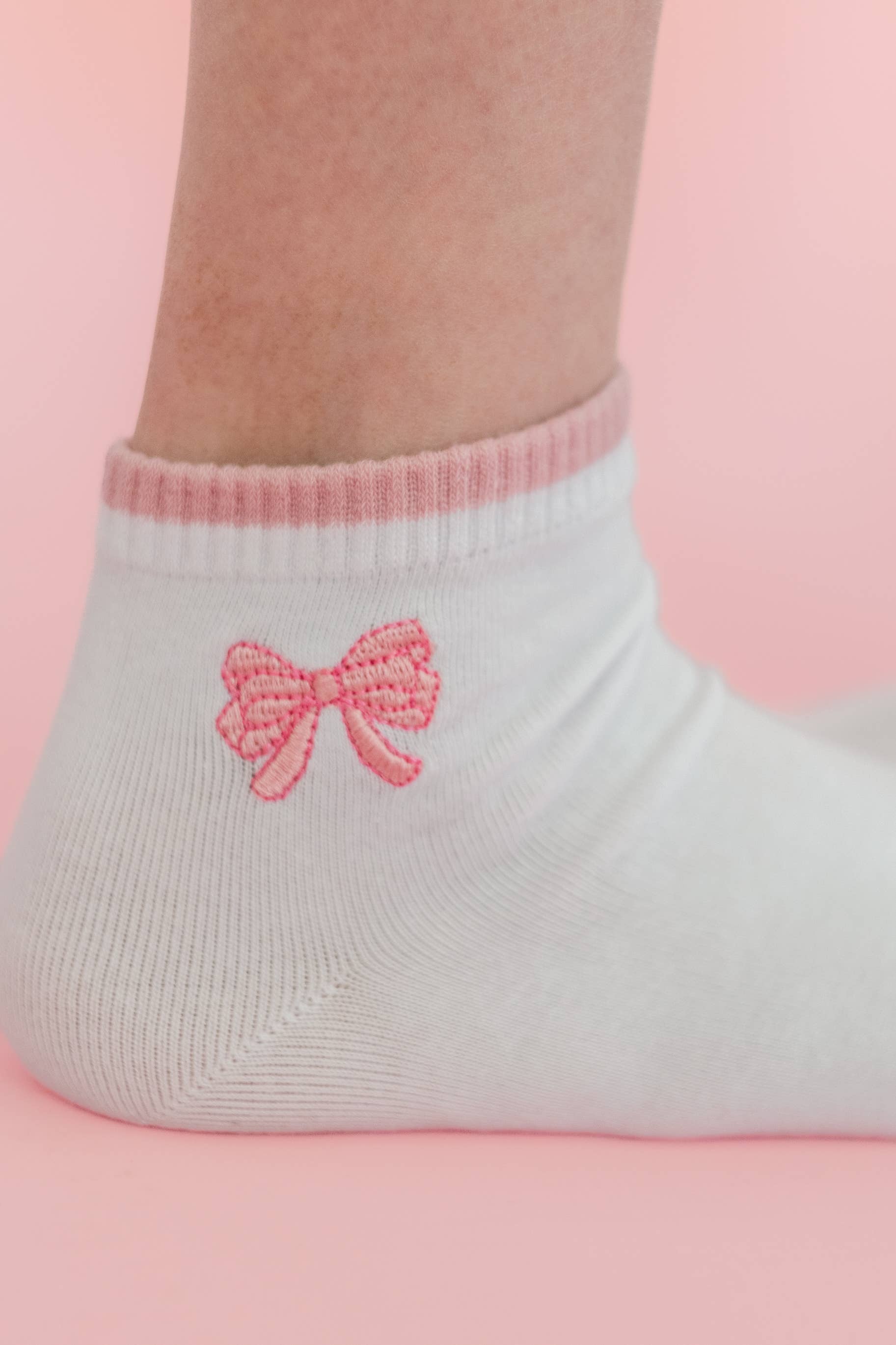 Icon Embroidered Ankle Socks