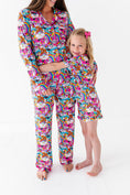 Load image into Gallery viewer, Wild Child Button-Down PJ Short Set
