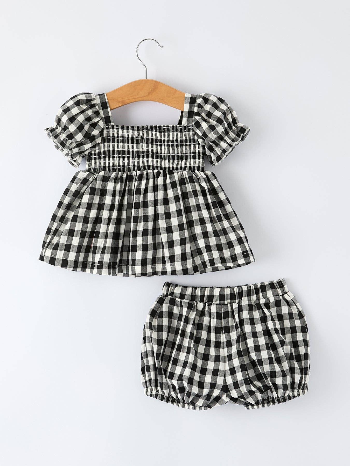 Leighton Smocked Bloomer Set
