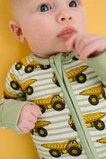 Load image into Gallery viewer, Dump Trucks Bamboo Sleeper
