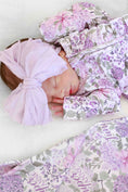 Load image into Gallery viewer, Ruffle Zipper Footie | Lavender Lullaby
