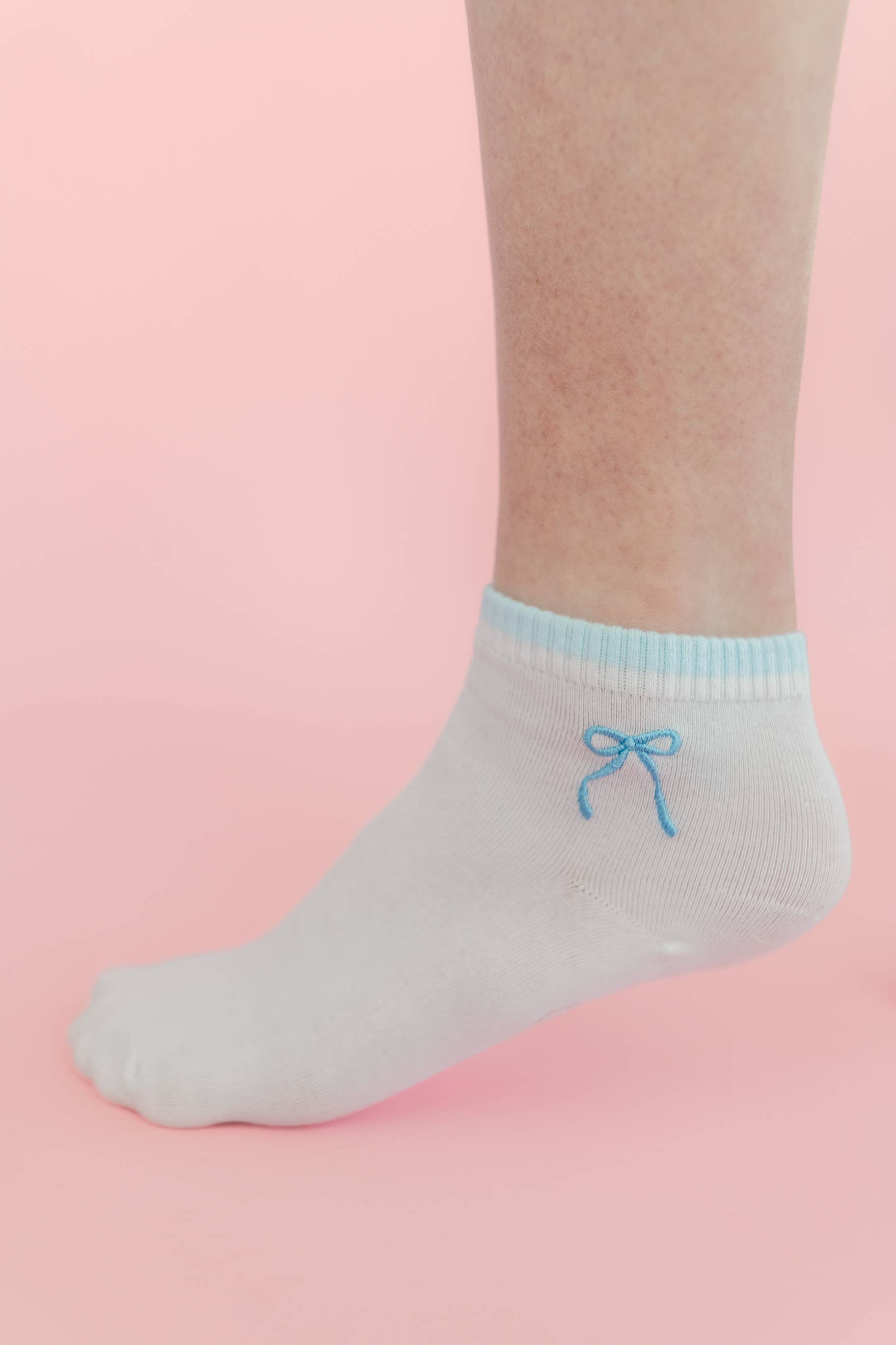Icon Embroidered Ankle Socks