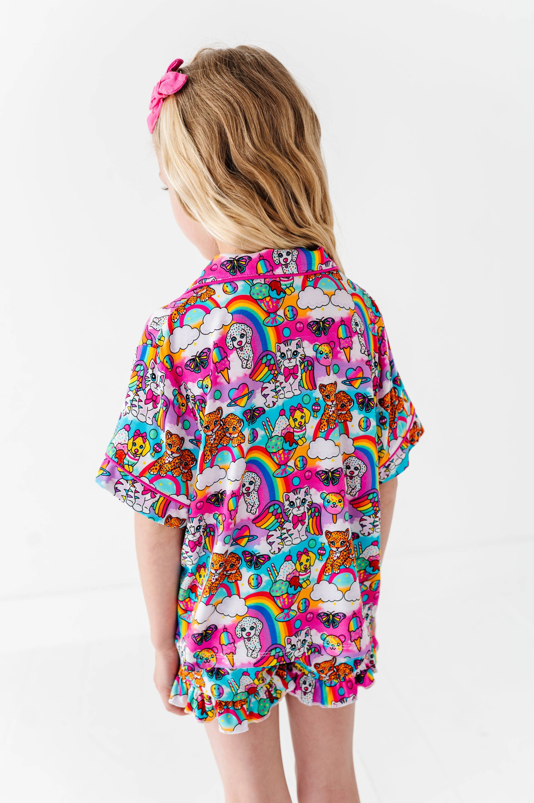 Wild Child Button-Down PJ Short Set