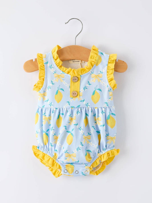Summer Lemon Romper