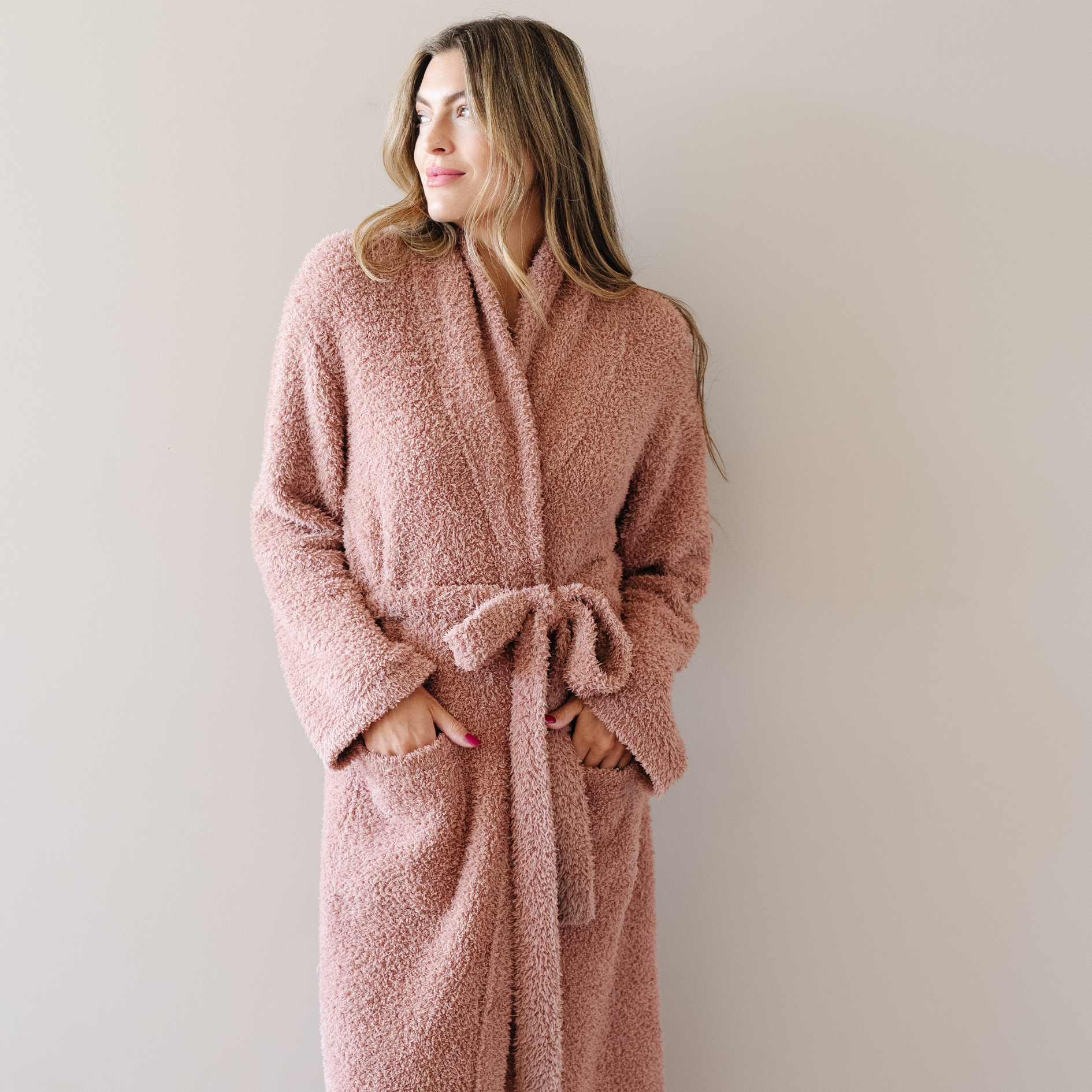 COZY BAMBONI ROBES: French Rose