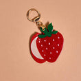 Load image into Gallery viewer, Mini Mirror Bag Charm- Strawberry
