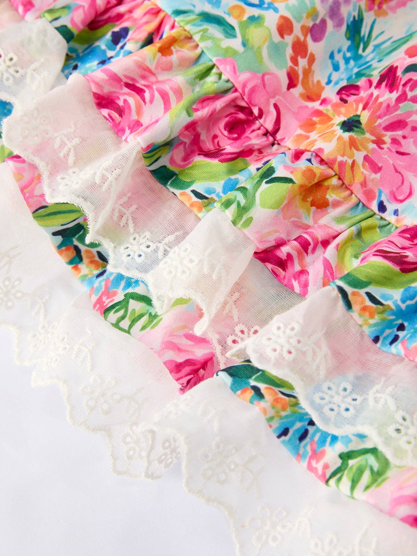 Watercolor Floral Twirl Dress