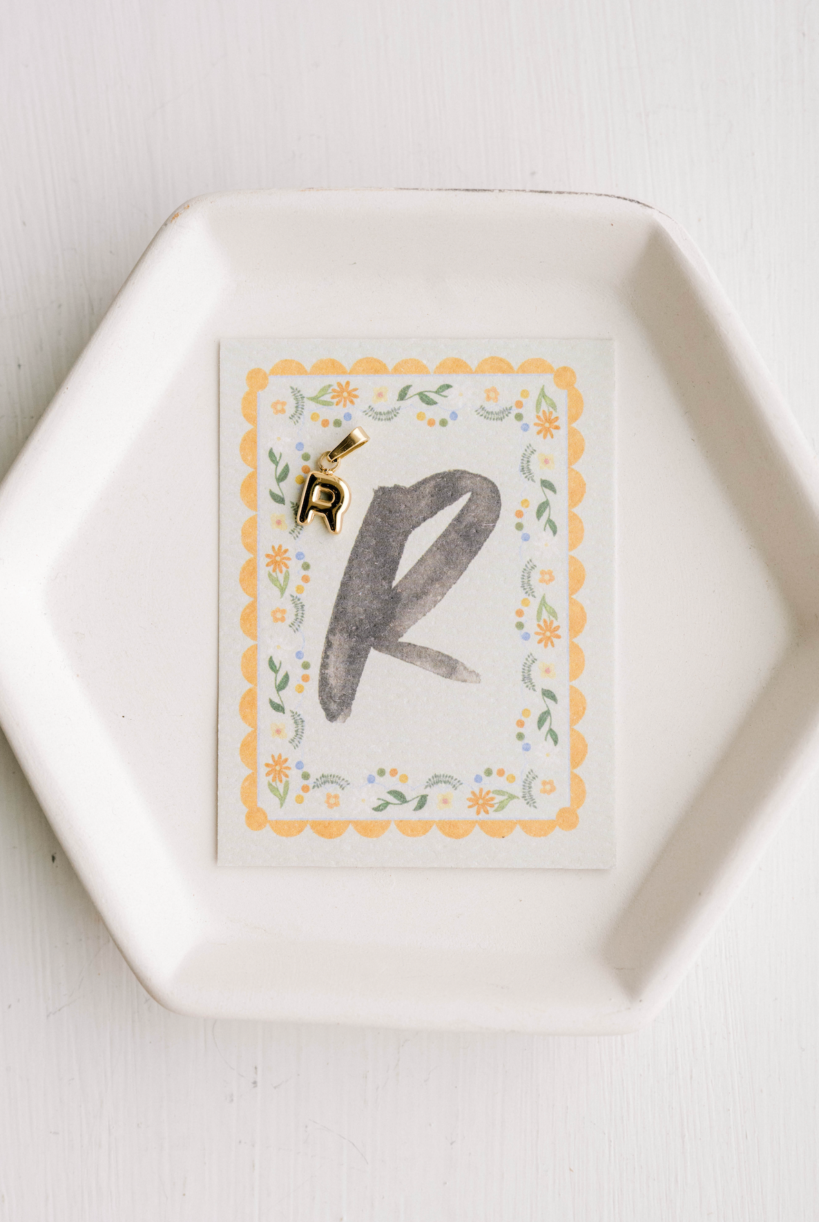 R - Letter Charm