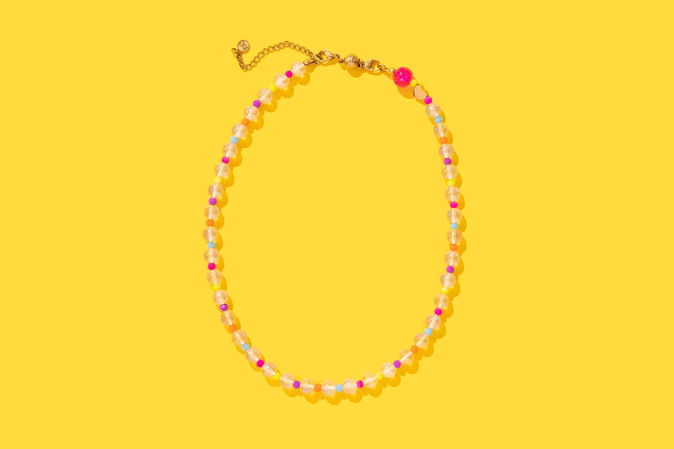 Lanie Clear + Multi-Colored Necklace