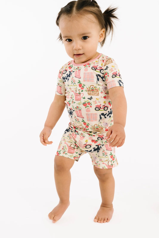 Blooming Homestead Short Set