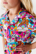 Load image into Gallery viewer, Wild Child Button-Down PJ Short Set
