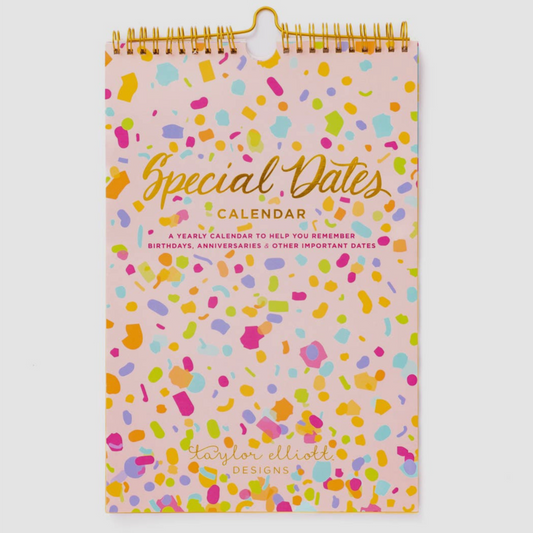 Special Dates Calendar Notebook