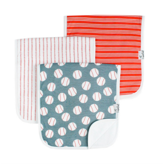Copper Pearl Burp Cloth Set - Slugger