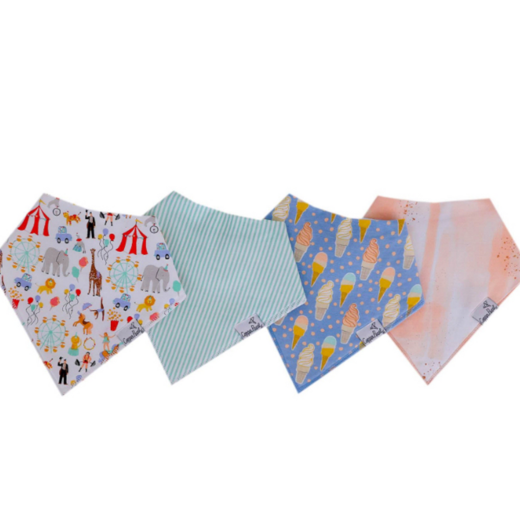 Copper Pearl Bandana Bibs - Bailey