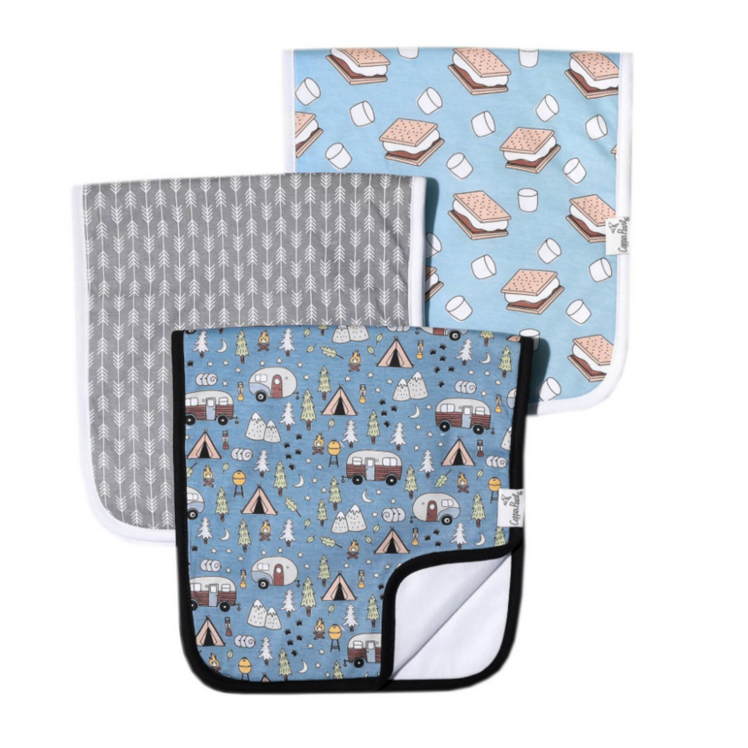 Copper Pearl Burp Cloth Set - Bridger