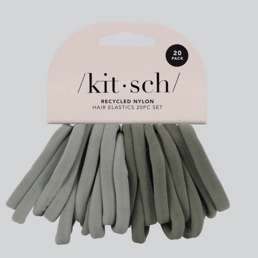 Kitsch Nylon Elastics 20pc Set - Eucalyptus