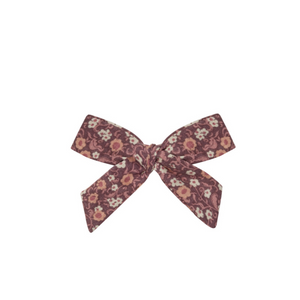 Rylee + Cru Girl Bow - Plum Floral