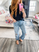 Load image into Gallery viewer, Paltrow Hi Rise Distressed Jeans
