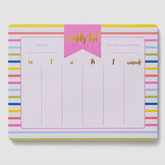 Weekly Planner Pad