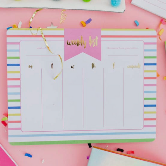 Weekly Planner Pad