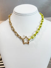 Load image into Gallery viewer, Sherbet Star Link Necklace
