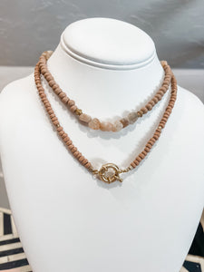 Sandy Dunes Double Layer Necklace