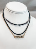 Load image into Gallery viewer, Black Out Box Chain Necklace
