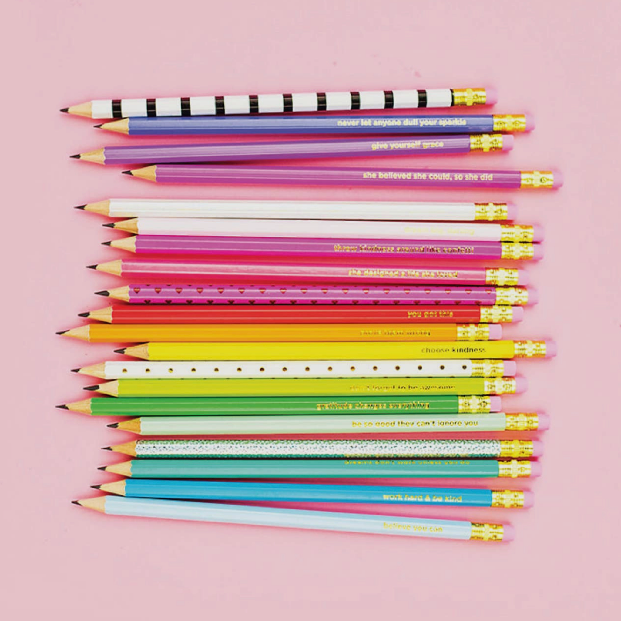 Motivational Pencil Set