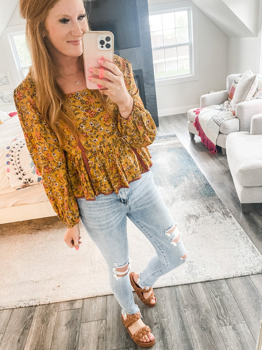 Jessie Floral Top