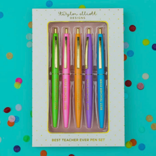 Best Teacher Ever Pen Set