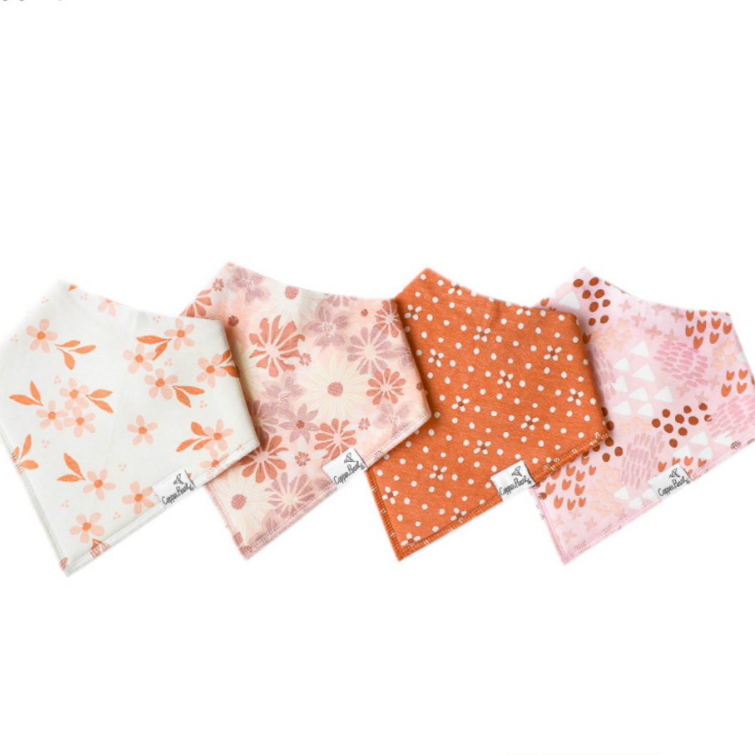 Copper Pearl Bandana Bibs - Rue