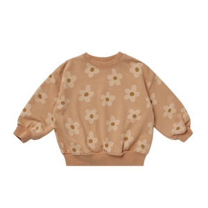 Rylee + Cru Relaxed Daisy Sweatshirt - Melon